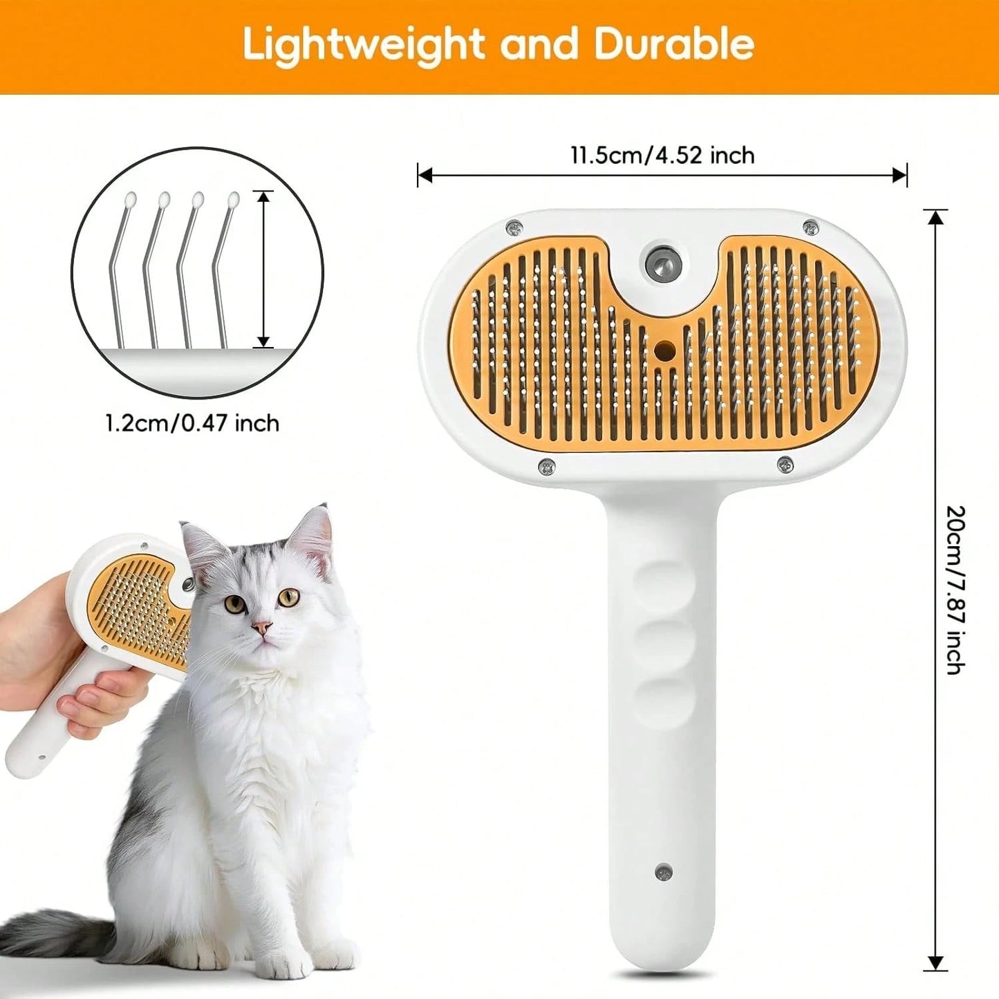 Pet Grooming steam brush| cats dogs