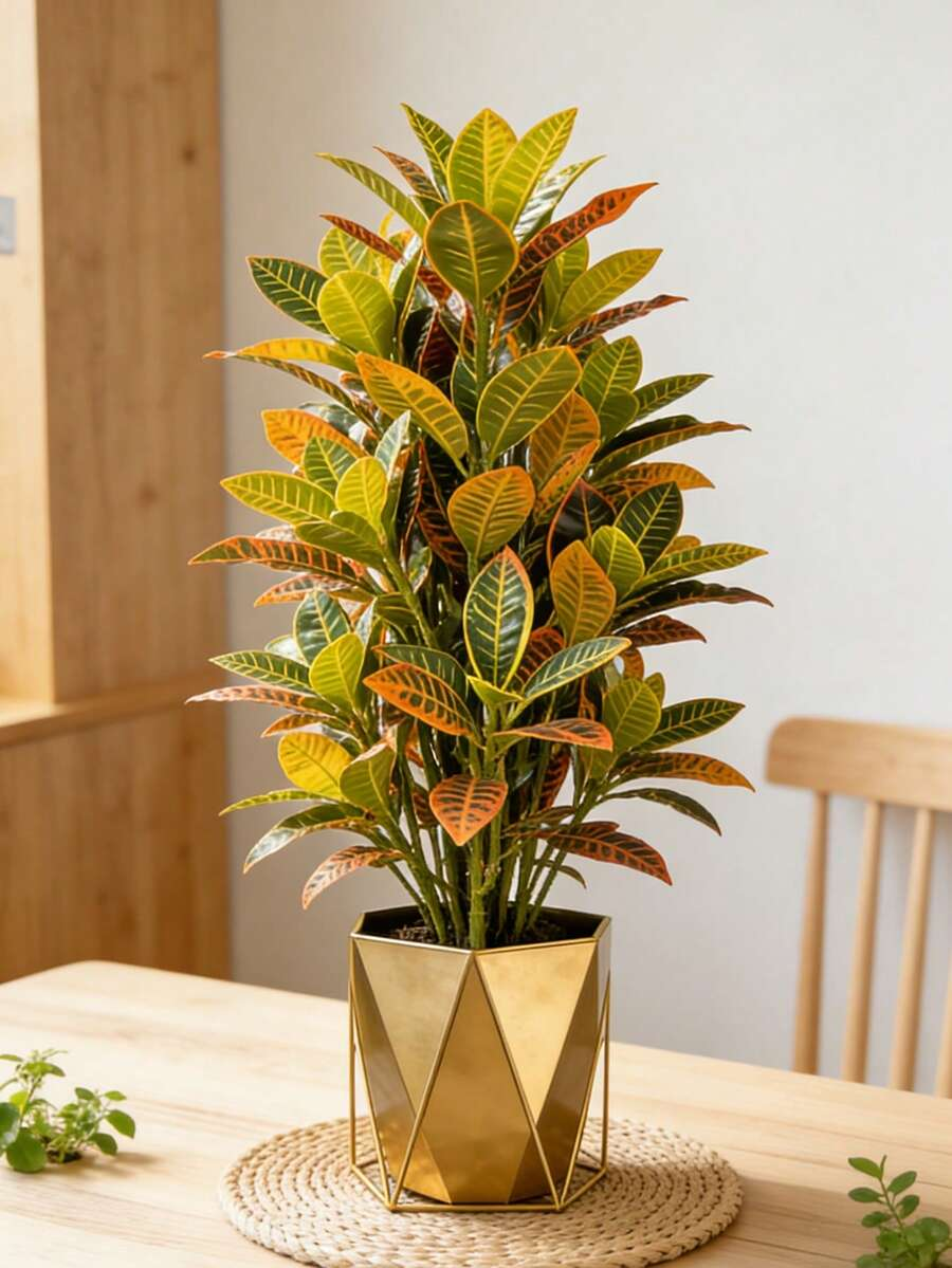 2 Pack Artificial Ficus Tree With Color Changing Leaves  ( Without Pot )