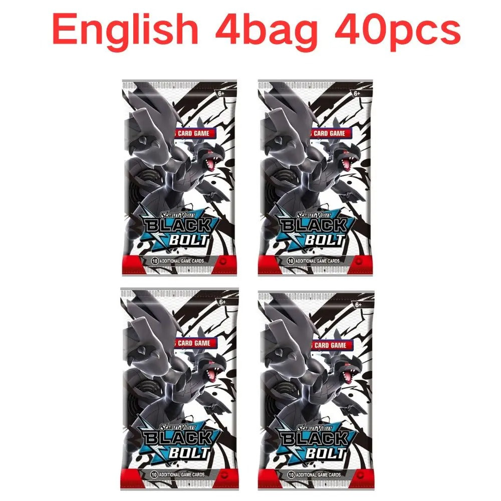 40pcs Pokemon Cards GX Vmax EX Mega Origin Brilliant Stars Card Shining Game Collection Battle Transaction Card Holiday Gifts