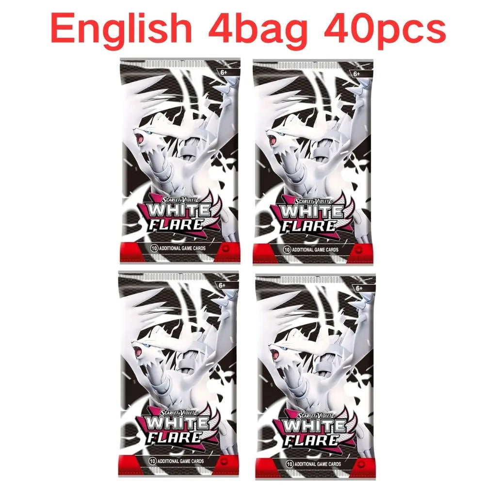 40pcs Pokemon Cards GX Vmax EX Mega Origin Brilliant Stars Card Shining Game Collection Battle Transaction Card Holiday Gifts