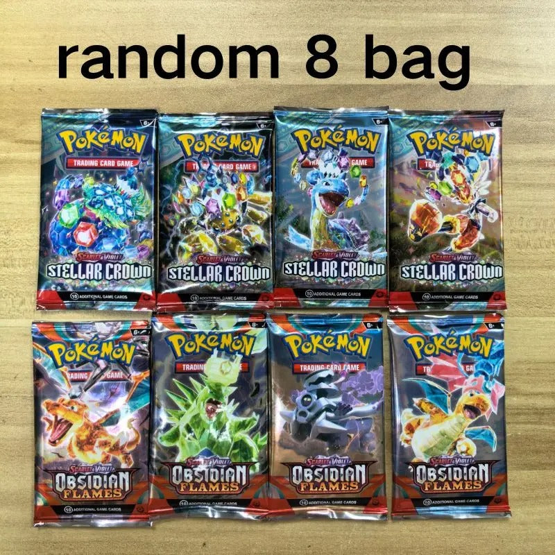 40pcs Pokemon Cards GX Vmax EX Mega Origin Brilliant Stars Card Shining Game Collection Battle Transaction Card Holiday Gifts