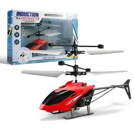 Gesture Sensing Indoor Flying Helicopter Toys, Remote-Controlled Helicopter Children's Toys With LED Lights, Birthday Gifts