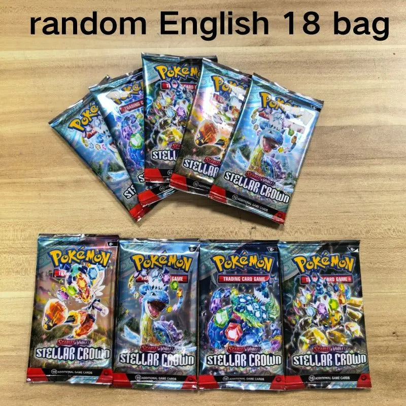 40pcs Pokemon Cards GX Vmax EX Mega Origin Brilliant Stars Card Shining Game Collection Battle Transaction Card Holiday Gifts