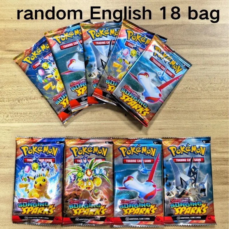 40pcs Pokemon Cards GX Vmax EX Mega Origin Brilliant Stars Card Shining Game Collection Battle Transaction Card Holiday Gifts