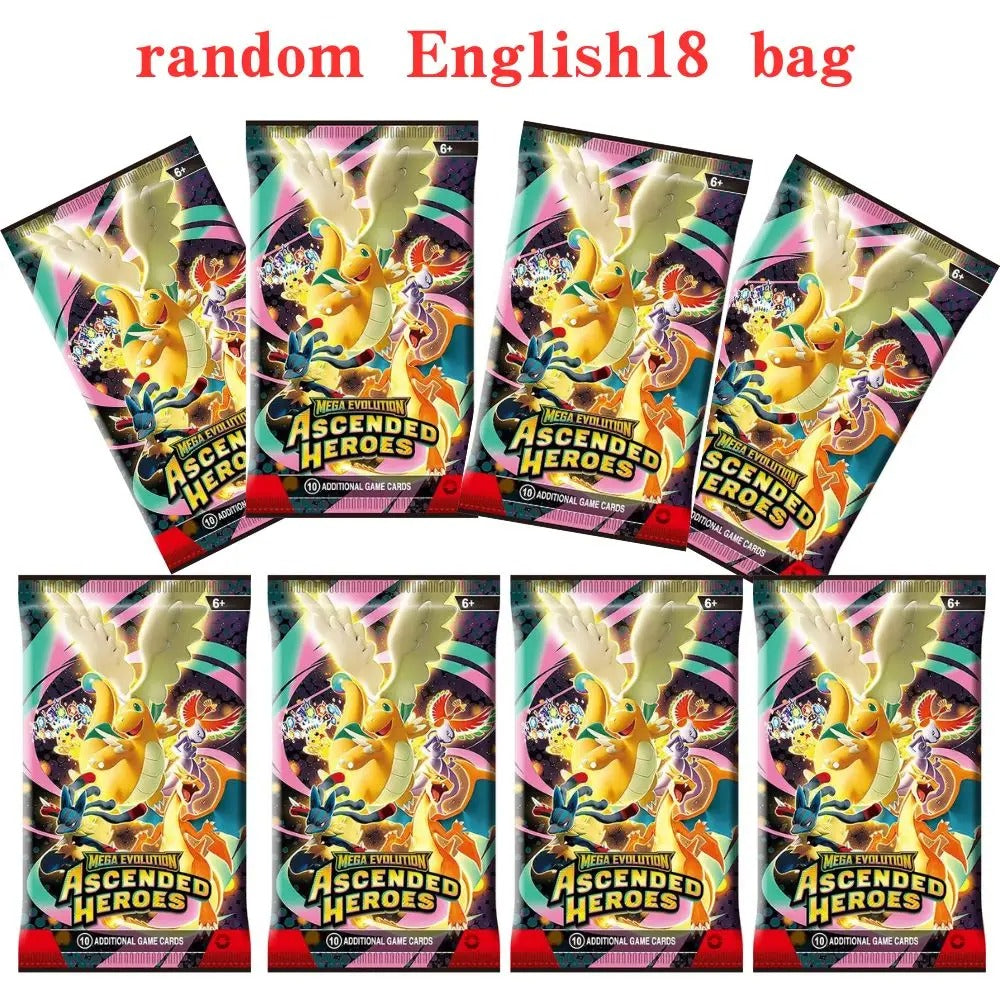 40pcs Pokemon Cards GX Vmax EX Mega Origin Brilliant Stars Card Shining Game Collection Battle Transaction Card Holiday Gifts