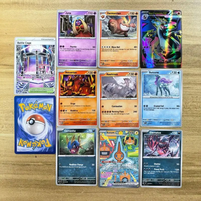 40pcs Pokemon Cards GX Vmax EX Mega Origin Brilliant Stars Card Shining Game Collection Battle Transaction Card Holiday Gifts