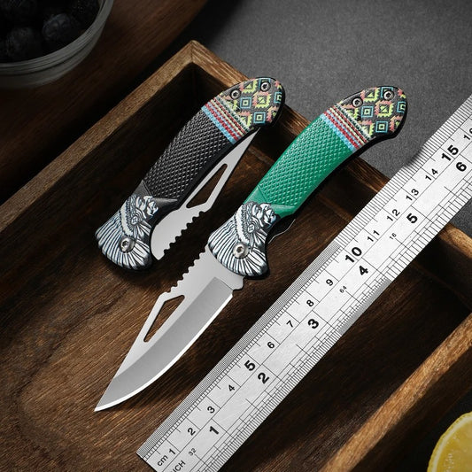 Folding Knife Cooking Kitchen Pocket Knife Stainless Steel Fruit Peeler Meat Cleaver Kitchen Accessories Vegetable Knife