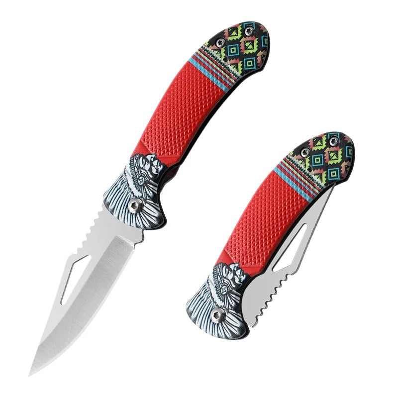 Folding Knife Cooking Kitchen Pocket Knife Stainless Steel Fruit Peeler Meat Cleaver Kitchen Accessories Vegetable Knife